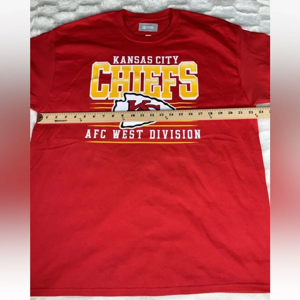 Kanas‎ City Chiefs Mens Red Xl NFL Licensed Short Sleeve T Shirt New With Tags